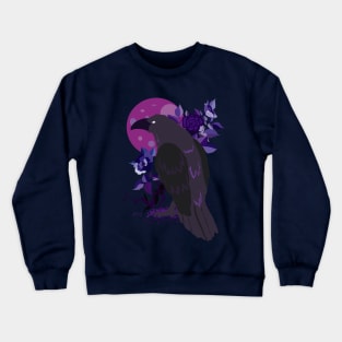 Purple crow Crewneck Sweatshirt